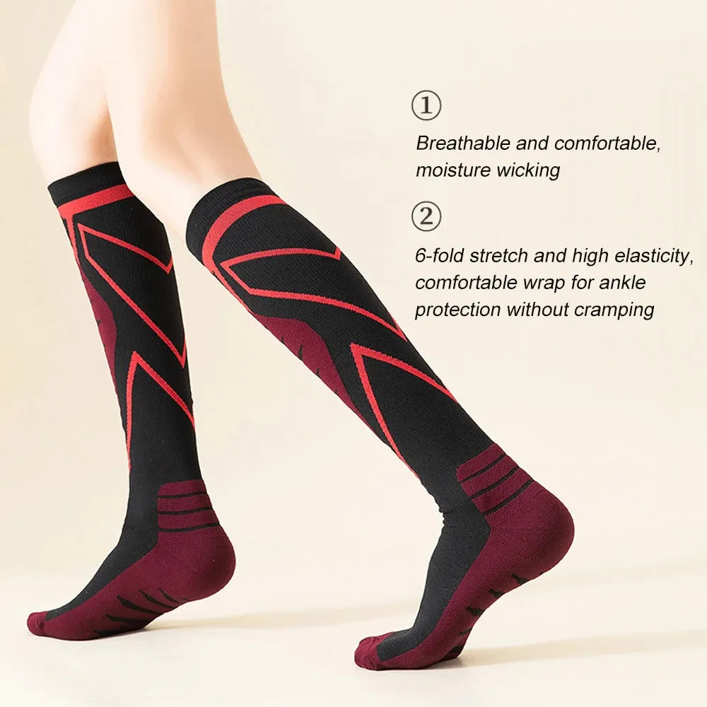 1 Pair OB Sports Calf Compression Sleeves Socks