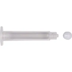 10 cc Air Barrel, White PE Stopper-Box/30-60PK