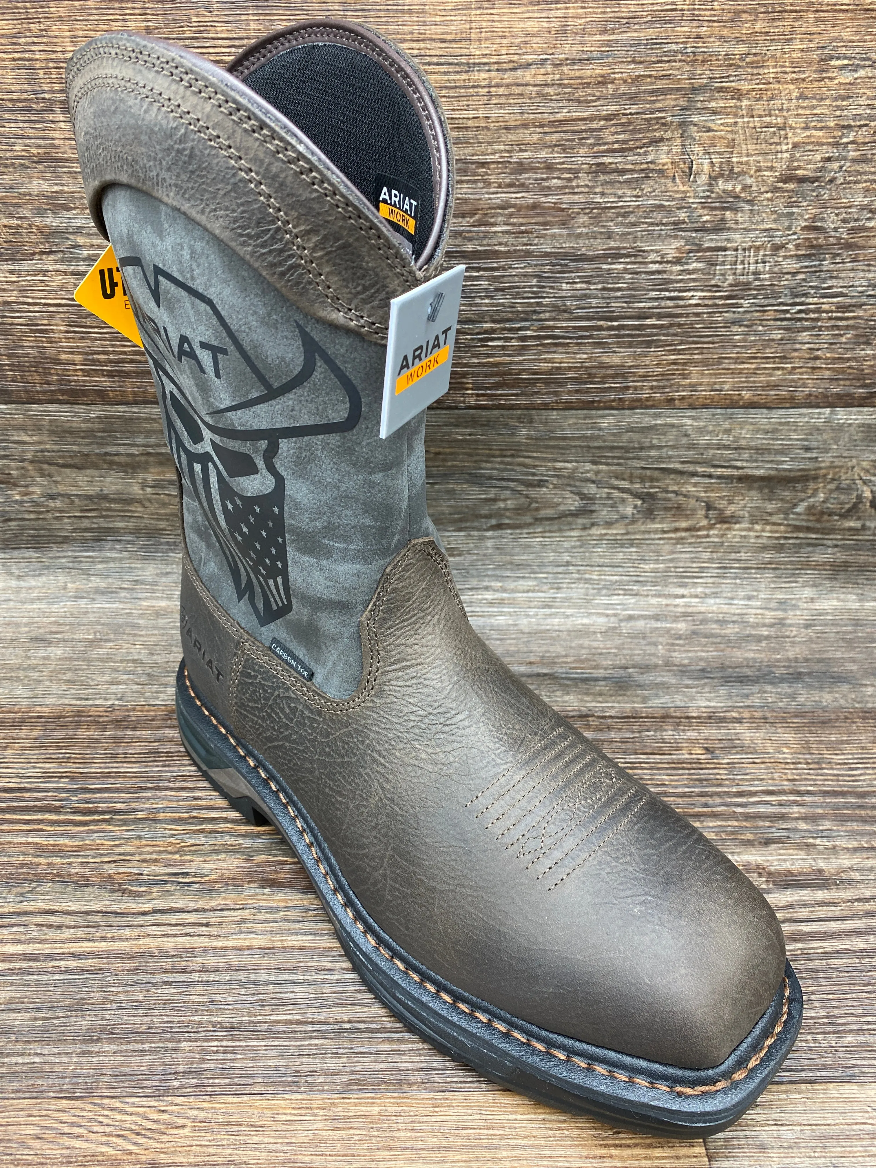10038223 Mens Incognito Workhog XT Carbon Toe Square Toe Work Boot by Ariat