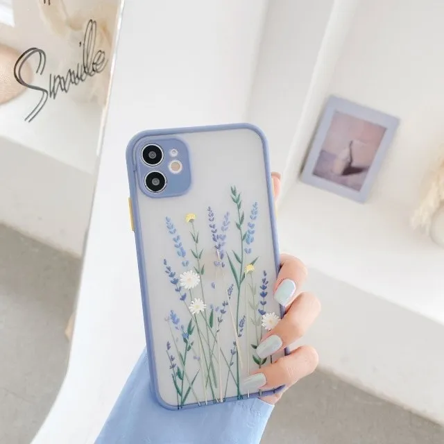 3D Relief Flower iPhone Case