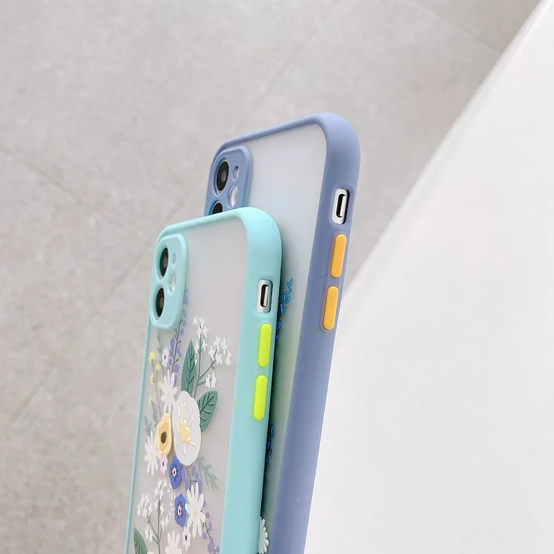 3D Relief Flower iPhone Case