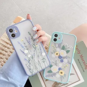 3D Relief Flower iPhone Case