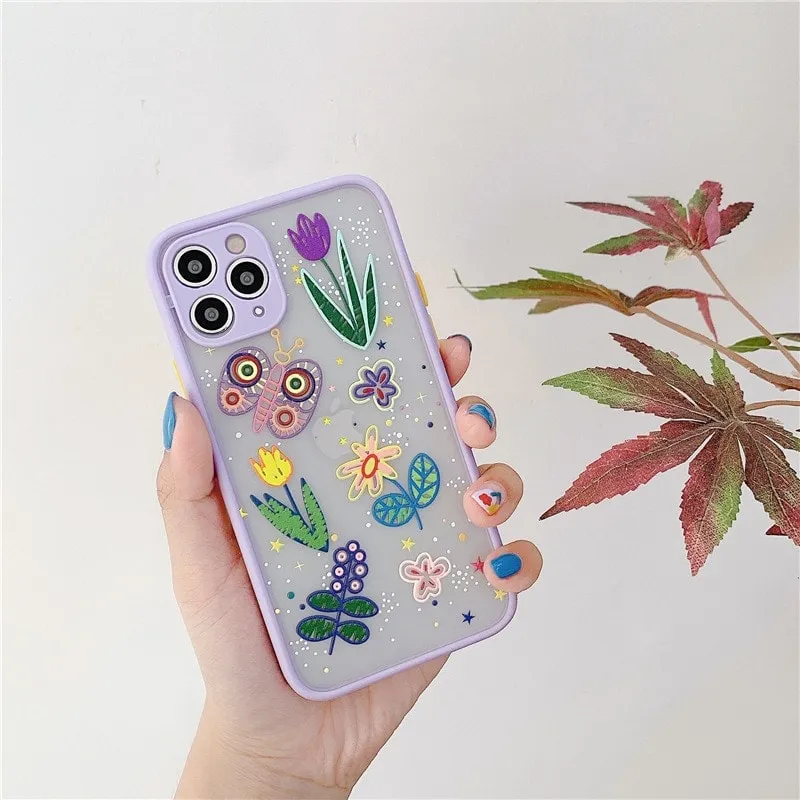 3D Relief Flower iPhone Case