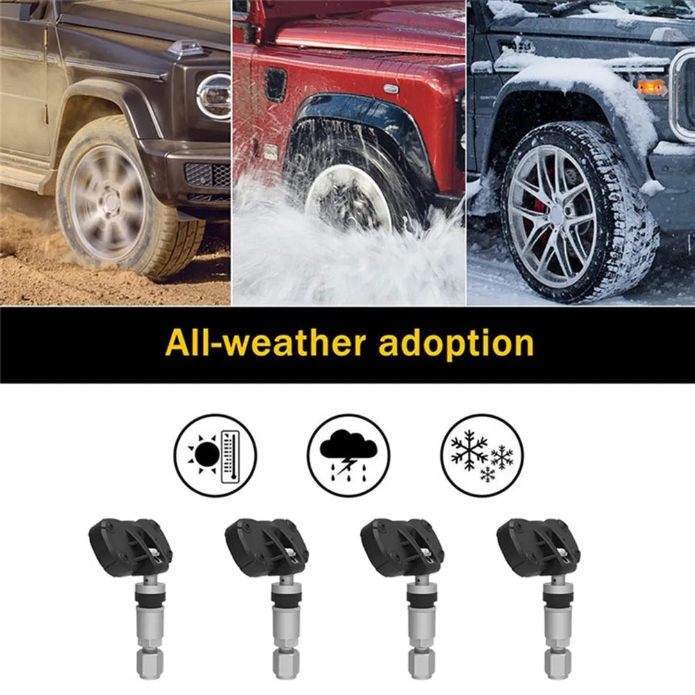 4 Pcs Car Built-in Wireless Tire Pressure Monitor
