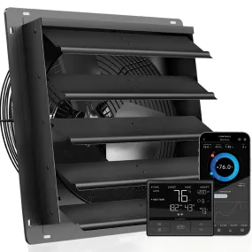 AC Infinity AIRLIFT T20, Shutter Exhaust Ventilation Fan 20", Temperature Humidity Controller