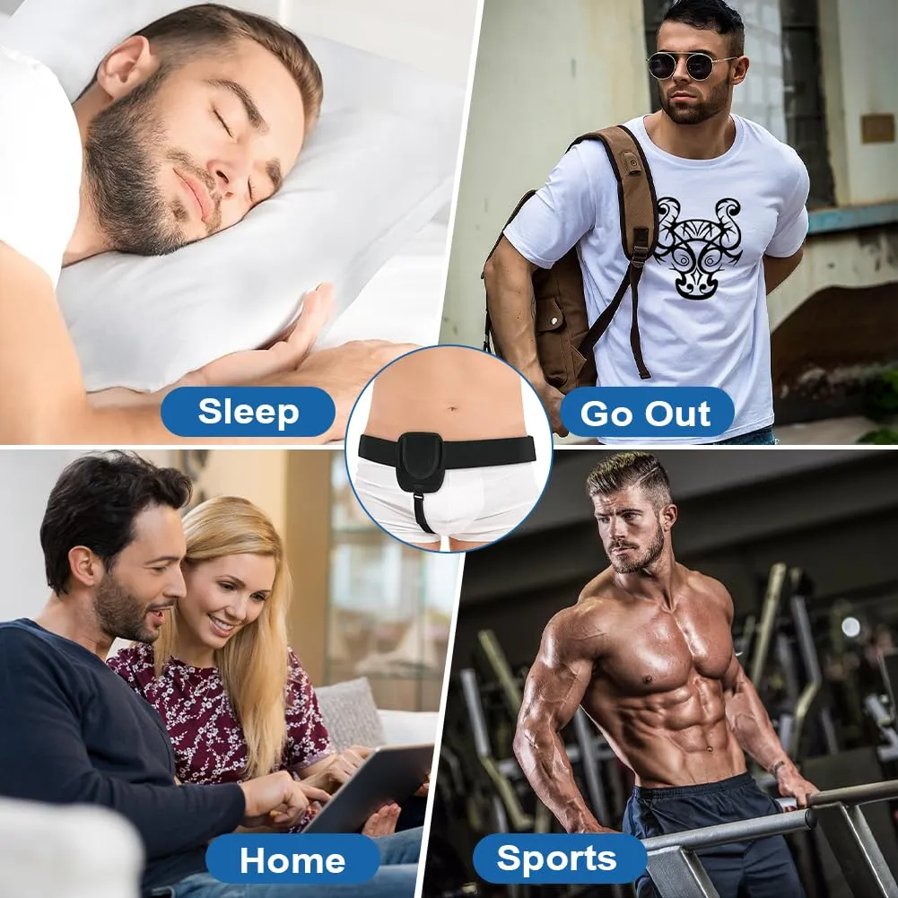 AOGOE Inguinal Hernia Belt for Men and Women, Hernia Belt, Adjustable Inguinal Hernia Belt, Inguinal Hernia Men's Medical Support Belt for Left and Right