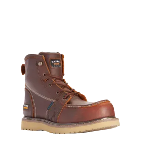 Ariat Men's Rebar Wedge MOC 6" H2O Rusted Copper Boots 10035917
