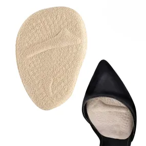 Ball of Foot Cushions, 2 Pairs Anti-Slip Shoe Pads Inserts Gel Forefoot Insoles for Women High Heels, Shock-Absorbing Invisible Bow Pad, Relieve Pressure and Pains