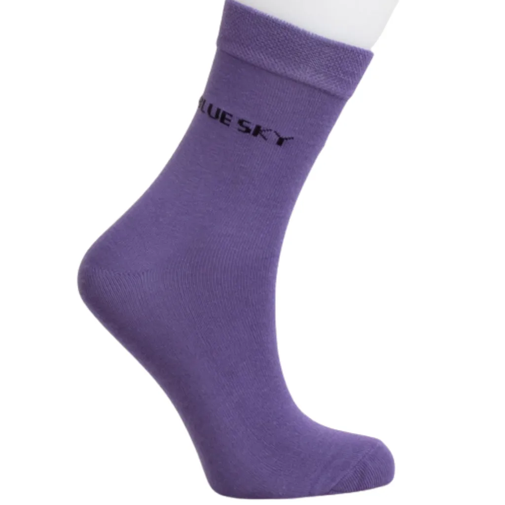 Bamboo Crew Socks - Solid Colours