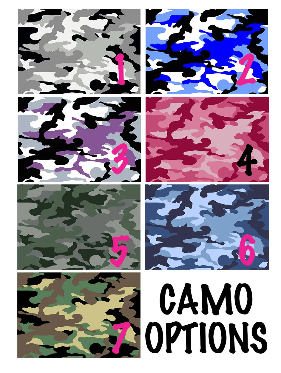 Baseball Custom Slides / Sandals - Camo