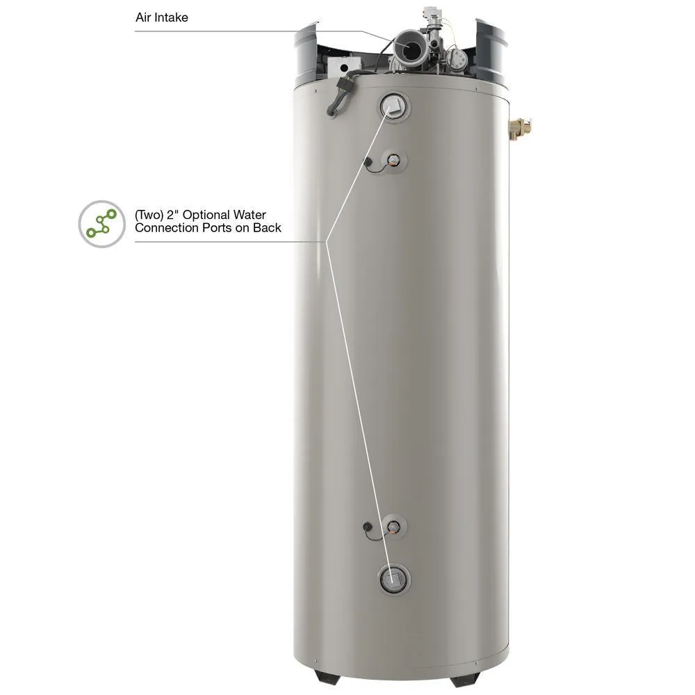 Commercial Triton Premium Heavy Duty High Eff. 100 Gal. 250K BTU ULN Natural Gas Power Direct Vent Tank Water Heater
