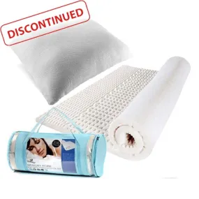 Double Mattress Memory Foam Topper and pillows