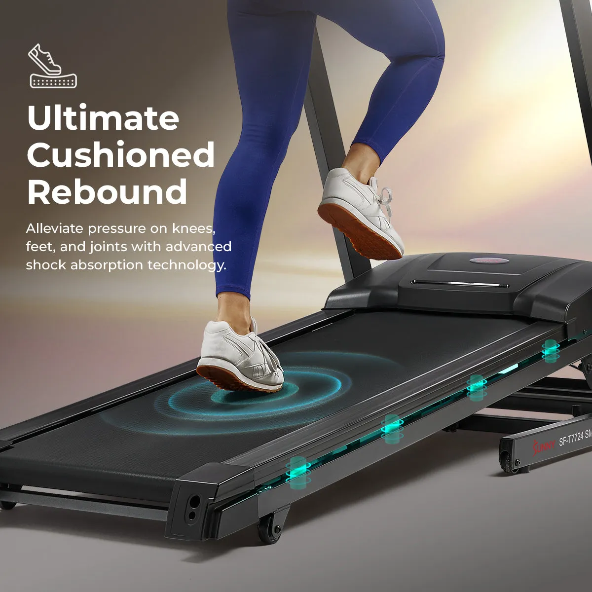 Energy Flex Motorized Auto Incline Smart Treadmill with Extra Shock Absorption