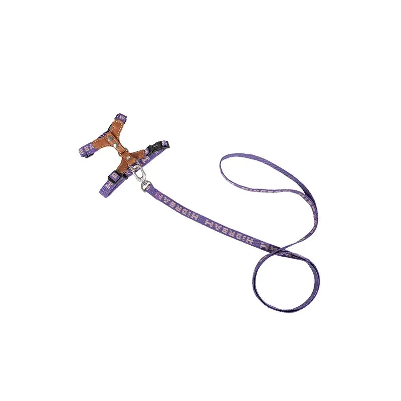 HiDream® | Leather Light Cat Harness and Leash Set