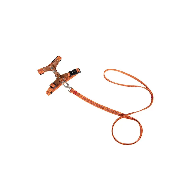HiDream® | Leather Light Cat Harness and Leash Set