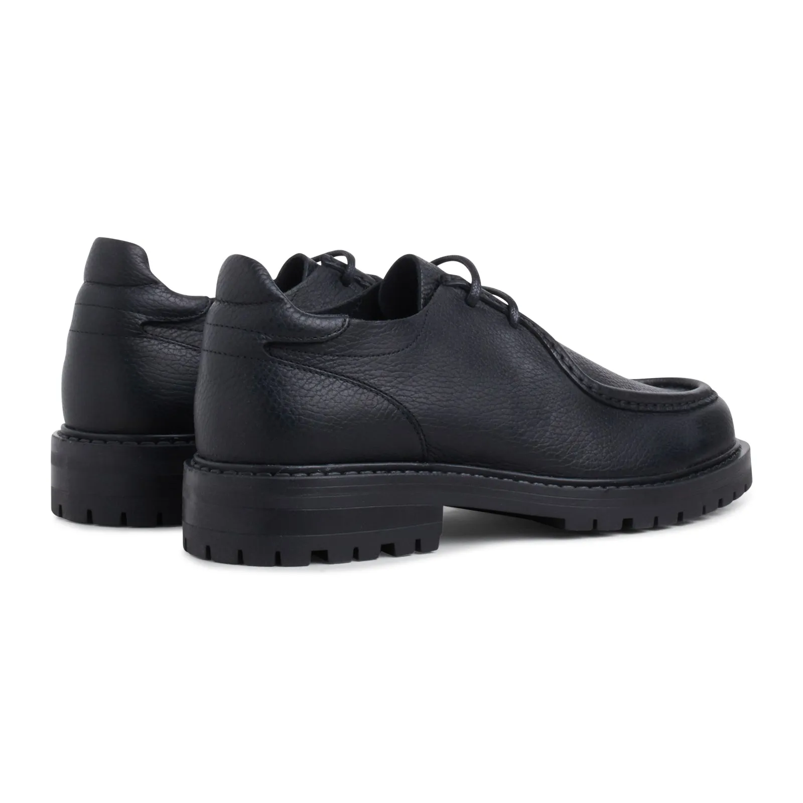 Jaz Low Top - Black Tumbled Leather
