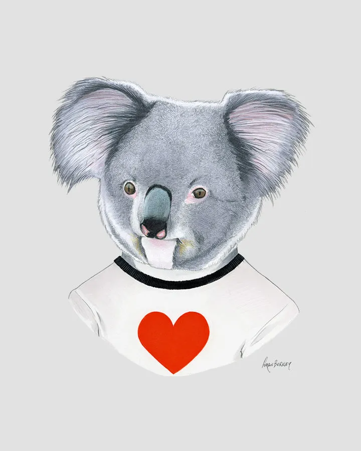 Koala Love - Limited Edition Print by Ryan Berkley