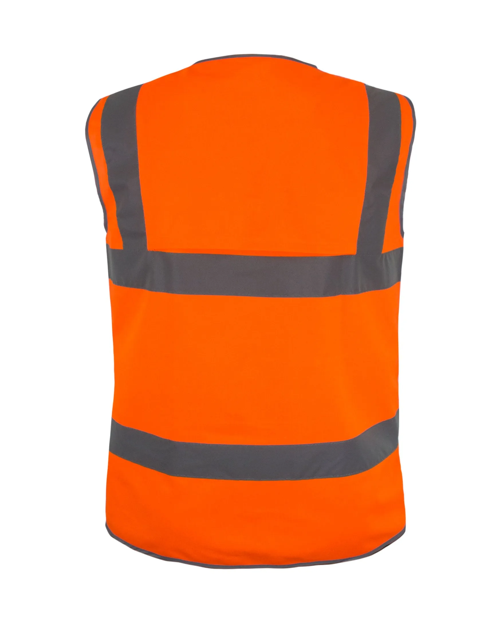Kolossus Premium Hi-Vis Safety Vest | Frontal Pockets | Cool Dry Mesh Back | ANSI Class 2