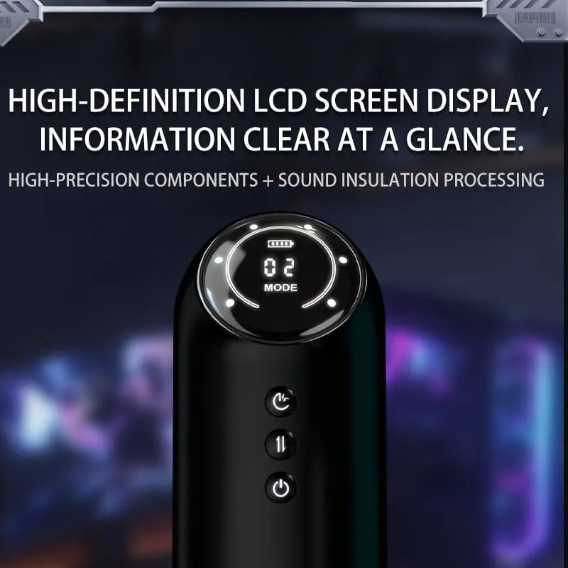 Lurevibe - 4 Frequency Retractable Sucking Heated Male Masturbator