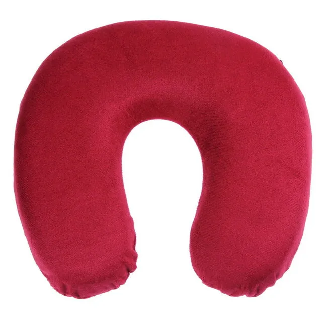 Memory Foam Neck Support Memory Foam Head Rest Cushion Travel Pillow U Shaped Office Car Pillow