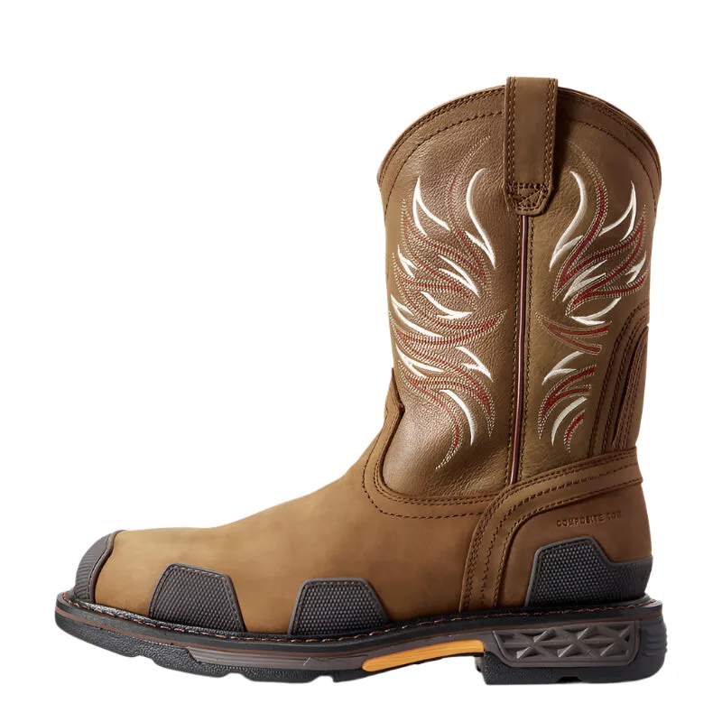 Men's Ariat OverDrive Wide Square Toe Composite Toe Work Boot 10011933