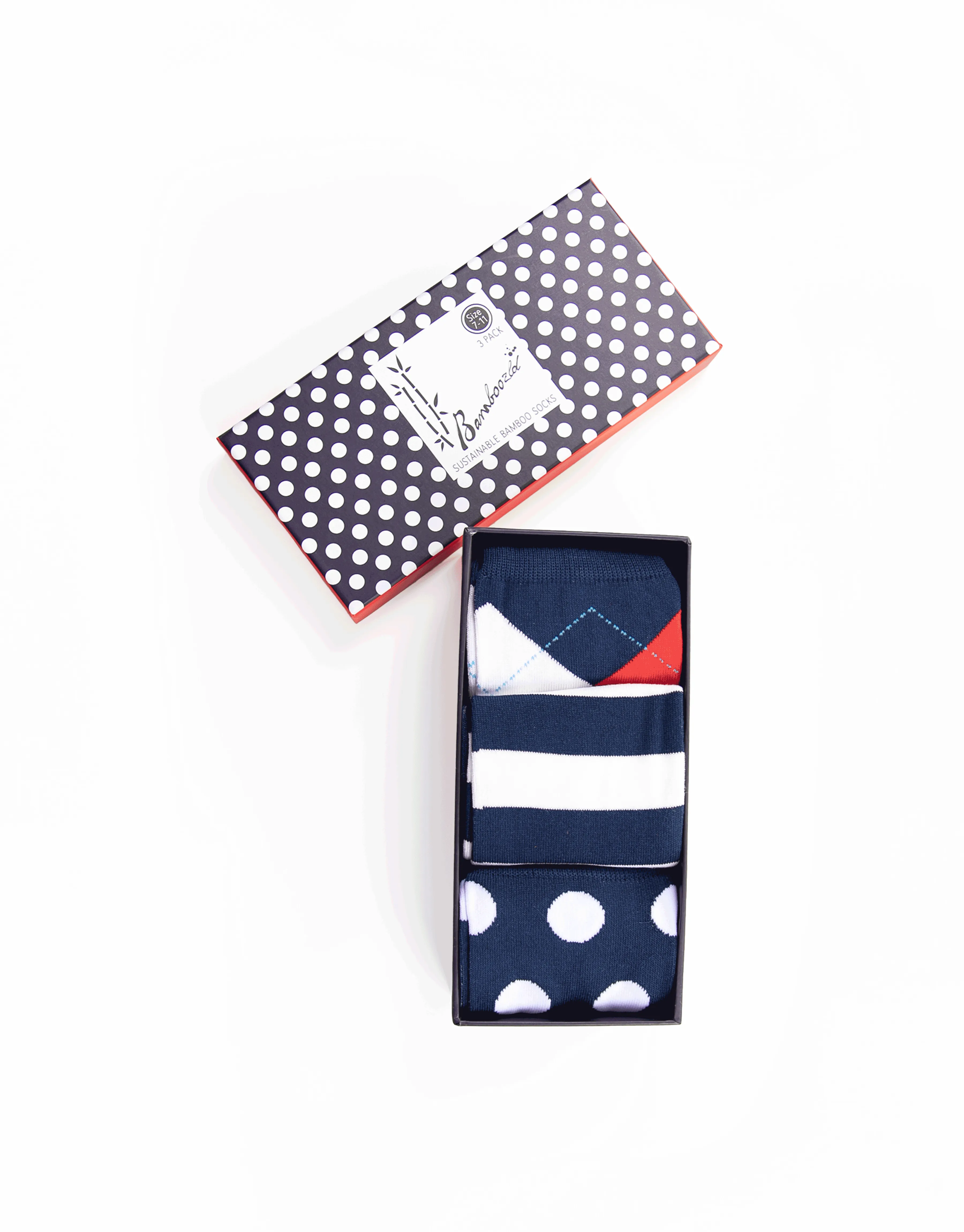 Mens Spots and Stripes 3PK Gift Box