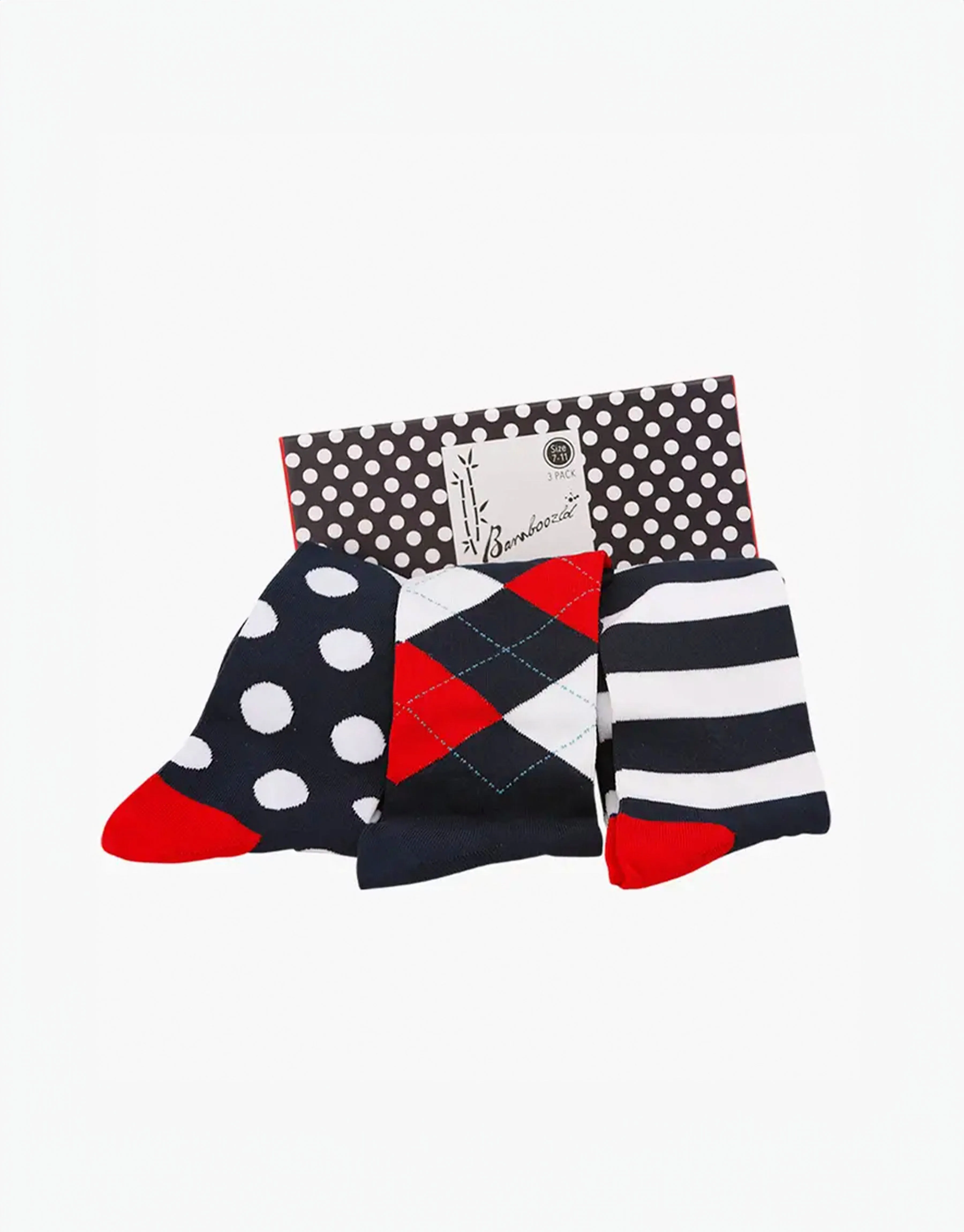 Mens Spots and Stripes 3PK Gift Box