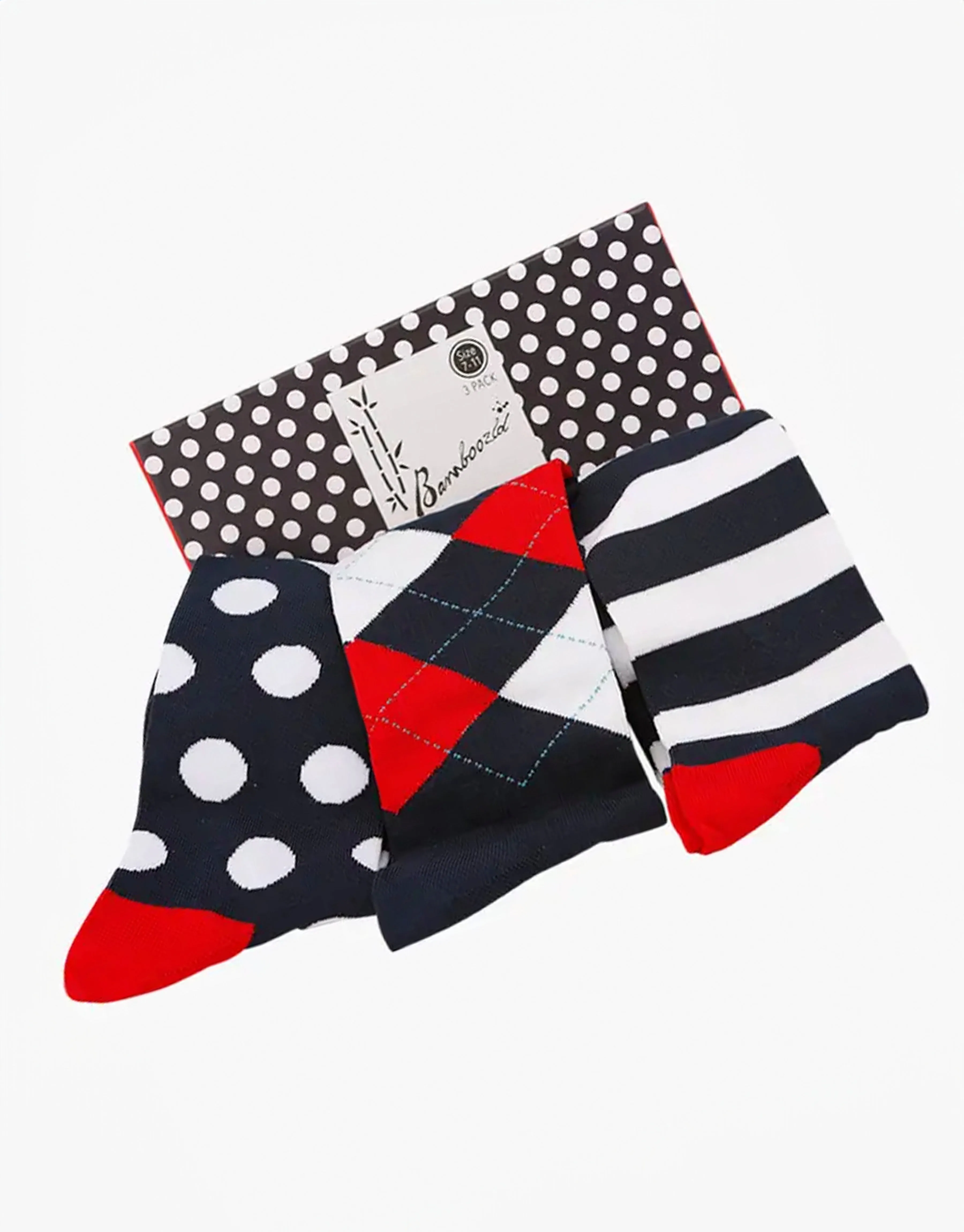 Mens Spots and Stripes 3PK Gift Box