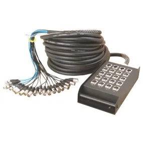 On-Stage SNK16450V2 50' 16-Channel/4-Return Stage Snake