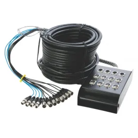 On-Stage SNK84100V2 100' 8-Channel/4-Return Stage Snake