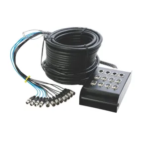 On-Stage SNK8450V2 50' 8-Channel/4-Return Stage Snake