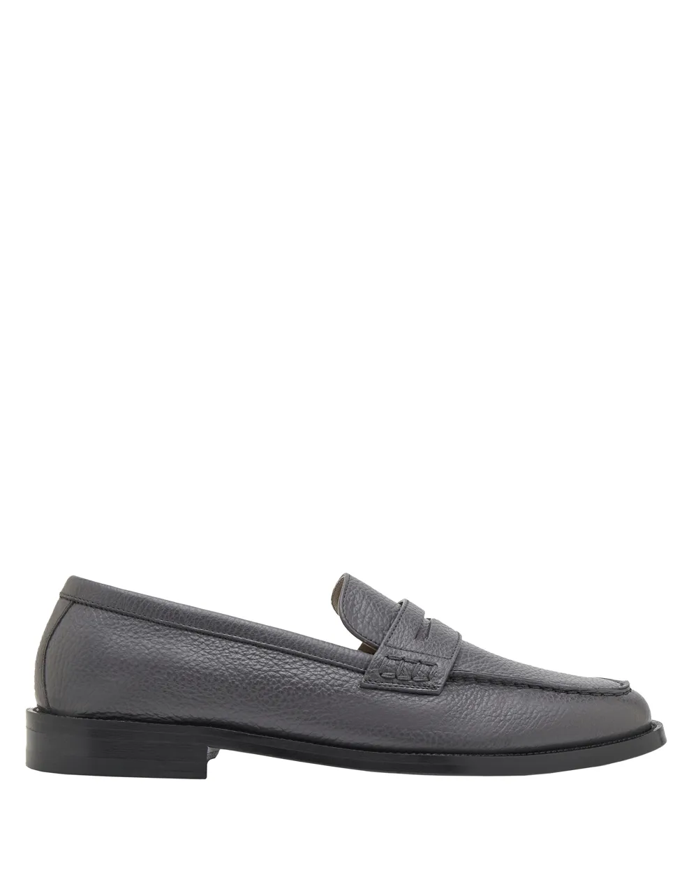 Perry Calf Loafer in Grey