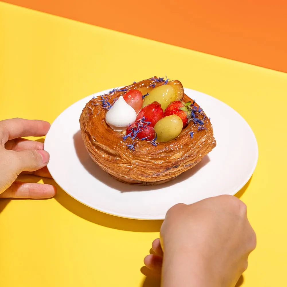 ProBoards Flat Lay Photography Rigid Orange & Yellow Backdrop - Rise & Shine (60cm x 60cm)