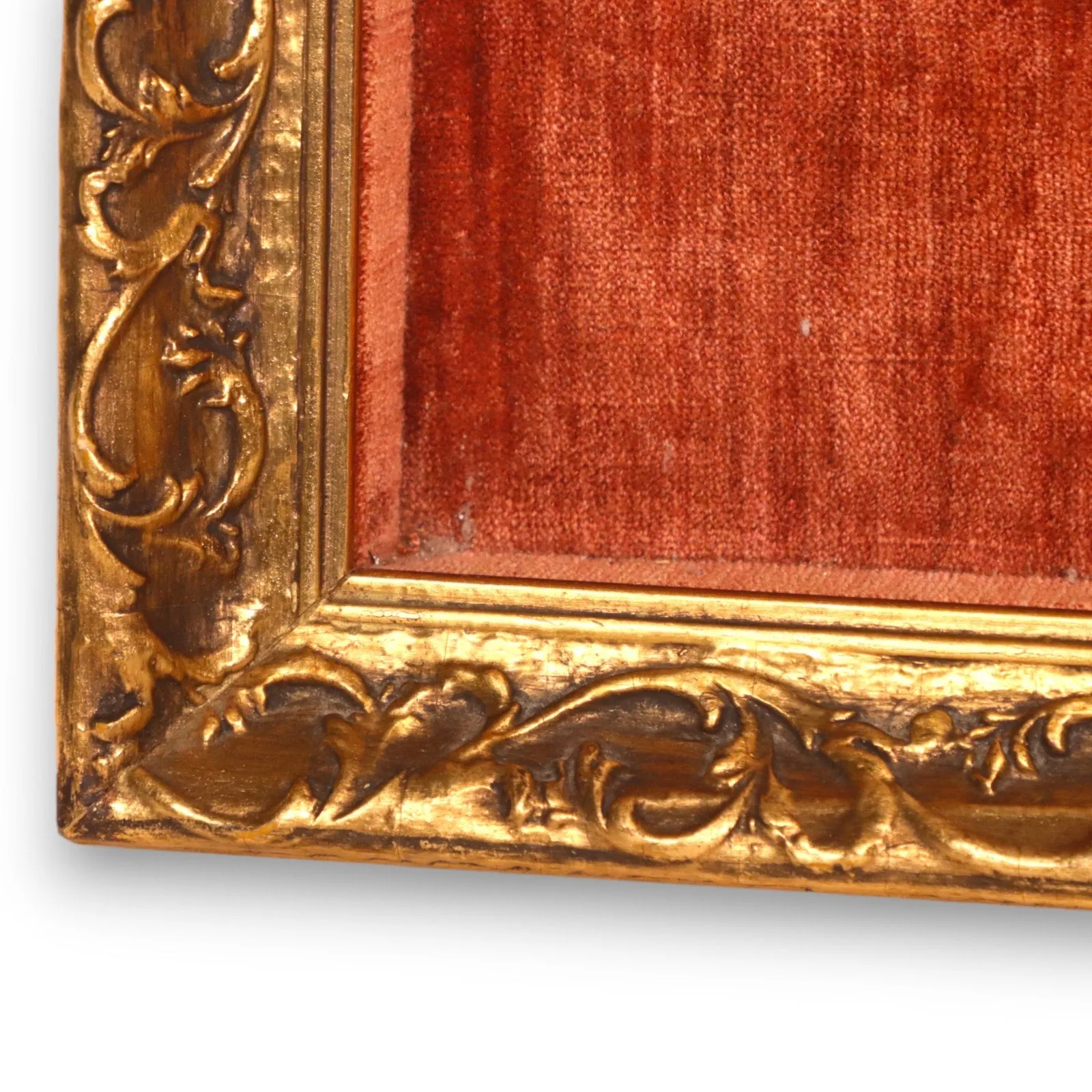 Roman Lovers 3D Relief Bisque on Velvet Gilt Framed Italy 20x16 Vintage 1970's