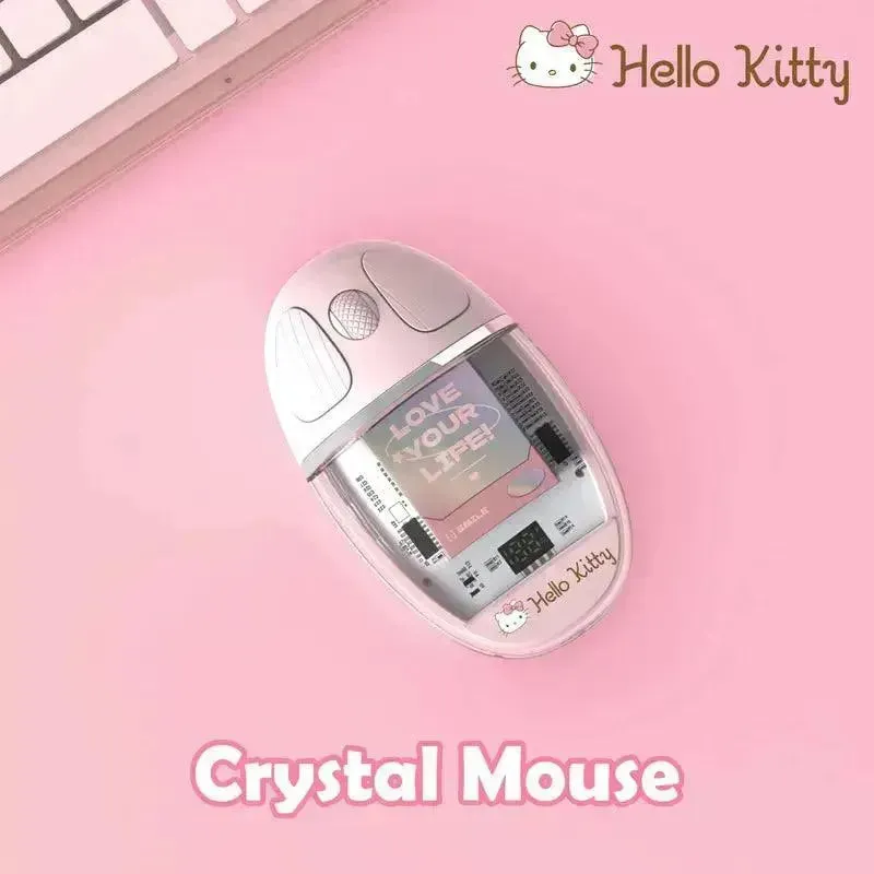 Sanrio Hello Kitty Ambidextrous Mouse and Wireless Keyboard