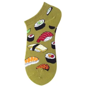 SF413 Green Sushi Socks