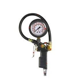 Tire Air Pressure Gauge Inflator Deflator With Rubber Hose 220bar