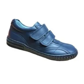 Veejay Navy School Shoe 'Wide Fit'