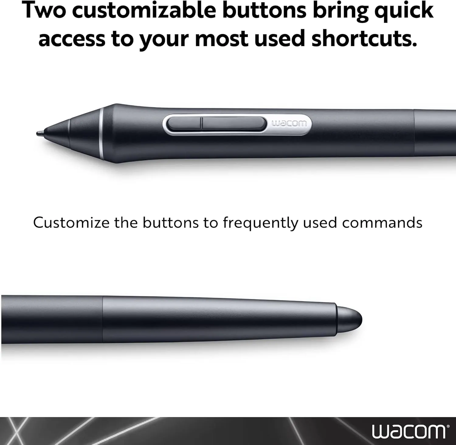 Wacom Pro Pen 2 (KP504E) - Compatible Cintiq Pro & MobileStudio Pro,Black