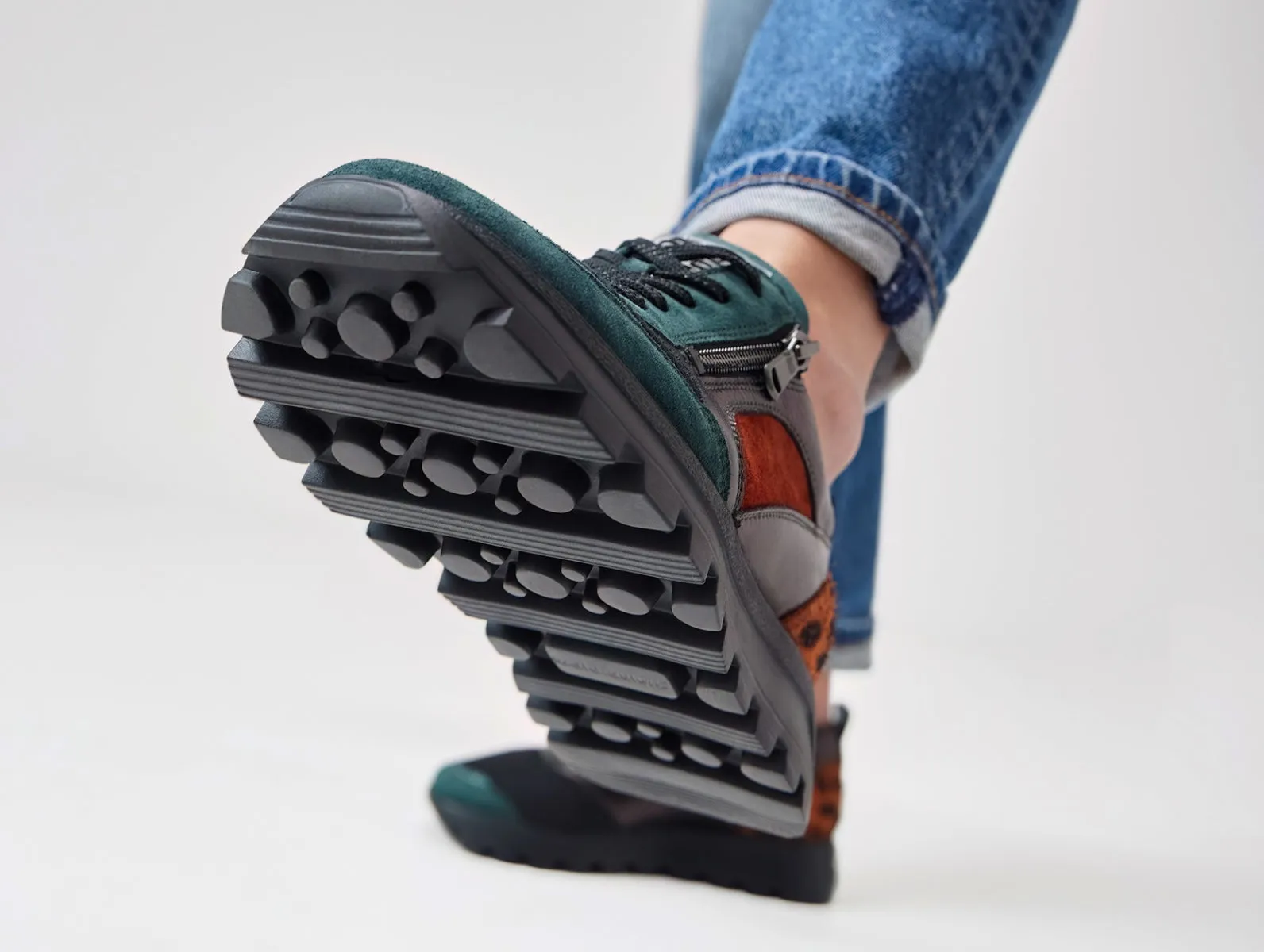 Waldläufer Ajala H 993H01 601 852 - Tan Black Merlot