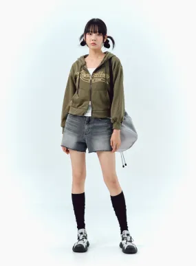 Wide Denim Shorts IG304
